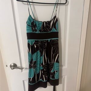 City Triangles Black and Blue Sundress
